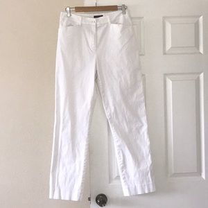 JONES NEW YORK STRETCH WHITE PANTS